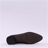 Wonders Alondra Block Heel Link Loafer - Dark Brown Leather